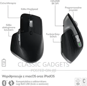 Logitech MX Master 3S for Mac- Wireless Bluetooth Mouse