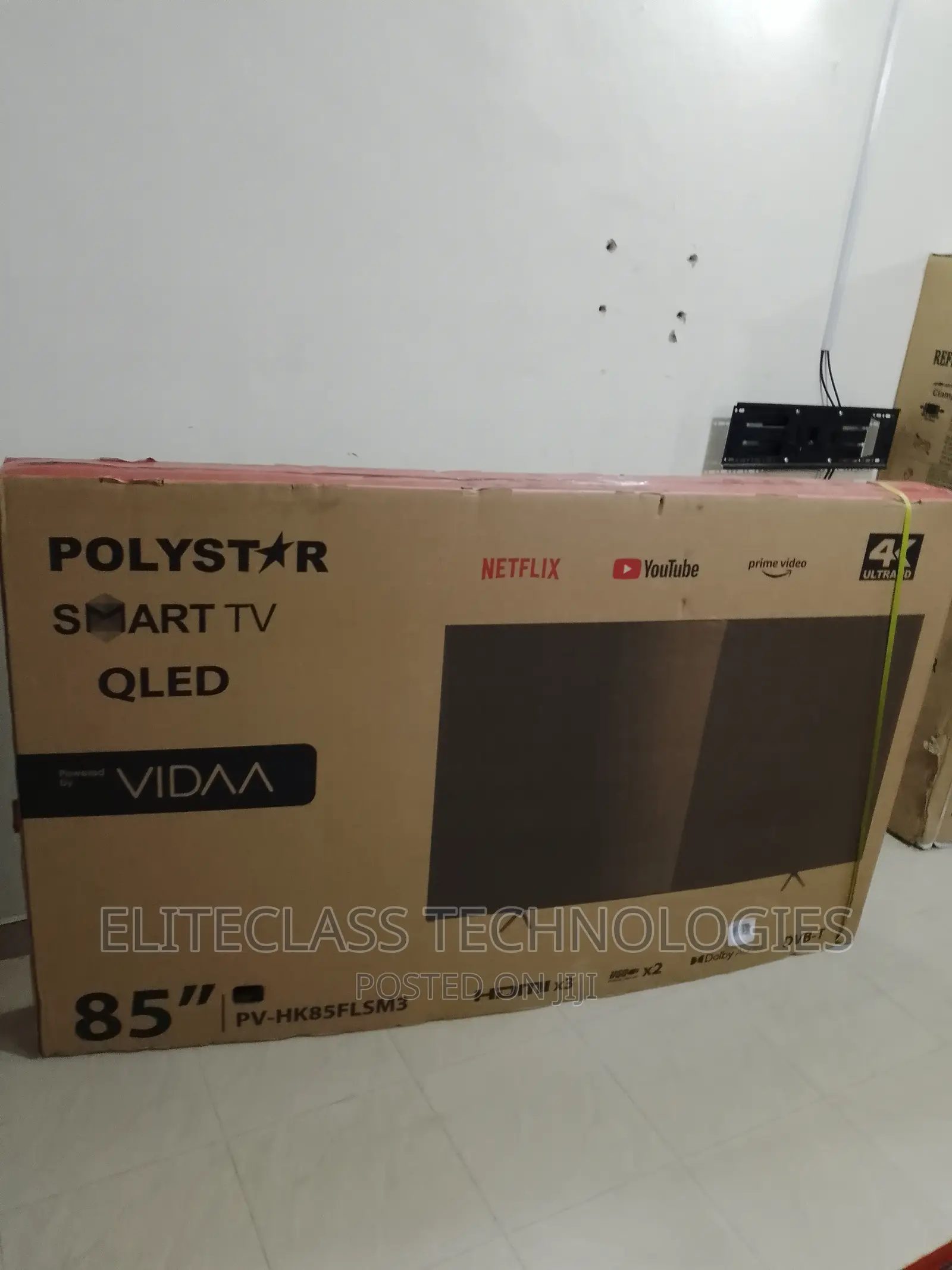 Polystar 85” Smart LED Ultra HD TV With Netflix