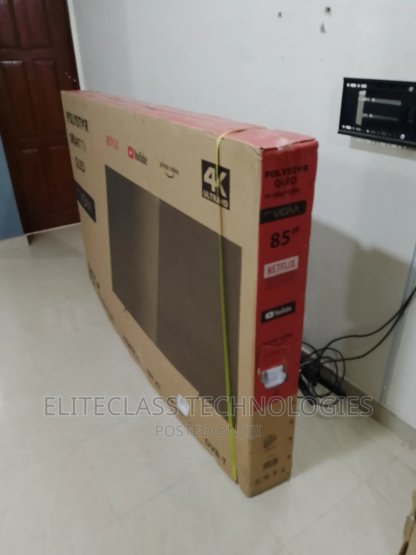 Polystar 85” Smart LED Ultra HD TV With Netflix
