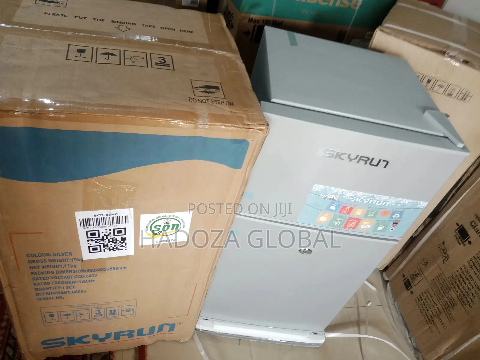 Durable Skyrun 85L Double Door Refrigerator (Bcd-85hc)