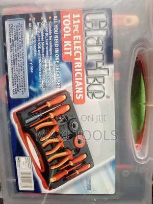 11 Piece of Electricians Tools Pliers and Screwed