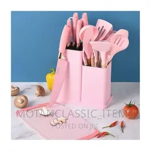 Sets of Silicone Kitchenware Spoons