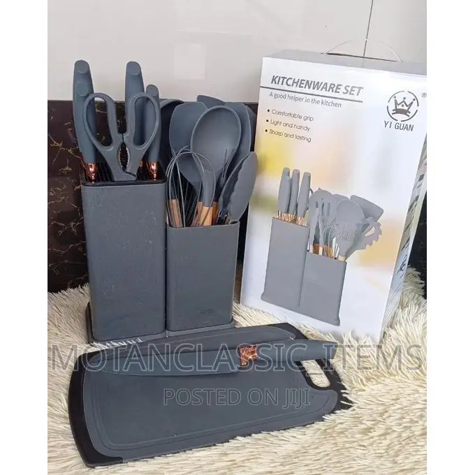 Sets of Silicone Kitchenware Spoons