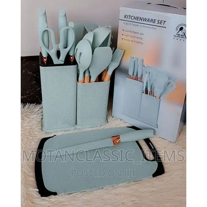 Sets of Silicone Kitchenware Spoons
