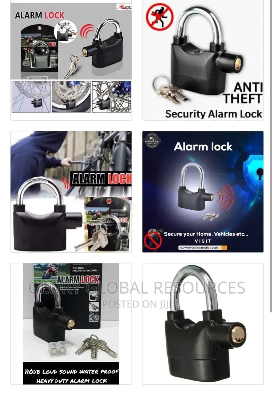 Anti-Theft Security Alarm Padlock (Witnd)
