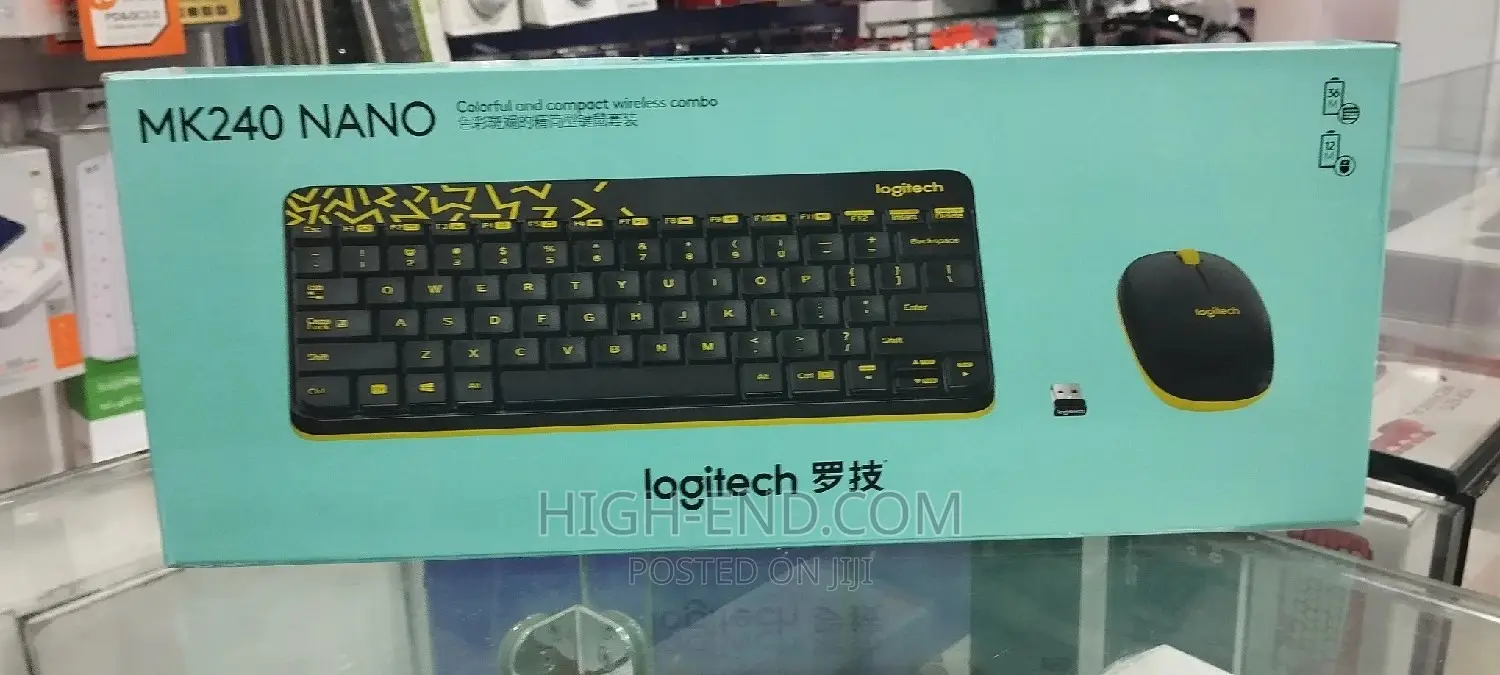 Logitech Mk240 Nano Wireless Keyboard and Mouse
