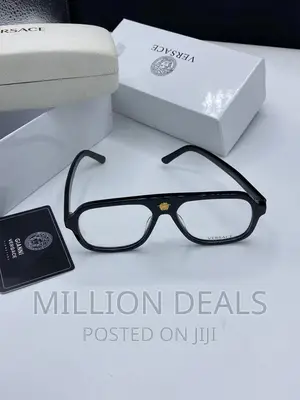 Luxury See Through Men’s Square Glasses