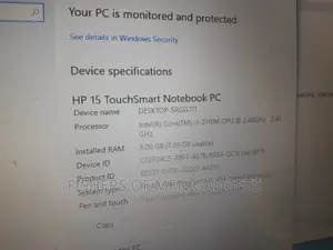 Laptop HP 15 8GB Intel Core I3 HDD 1T