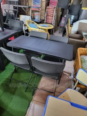 Rattan Chairs and Table
