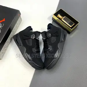 High Quality Air Jordan 4 Retro "Black Cat" Luxury Sneakers