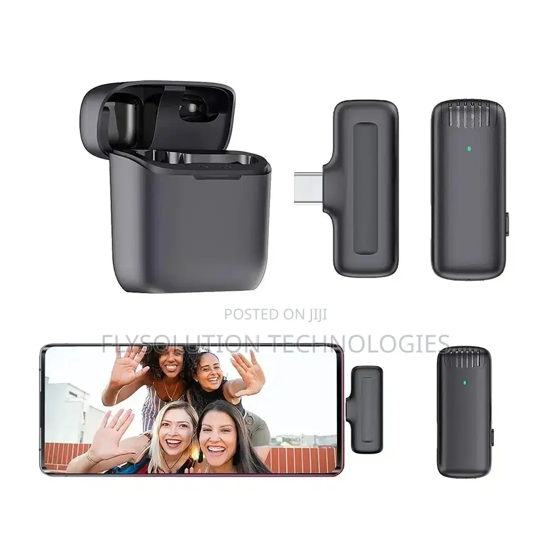 Muvit J13 Type-C Double Wireless Microphone