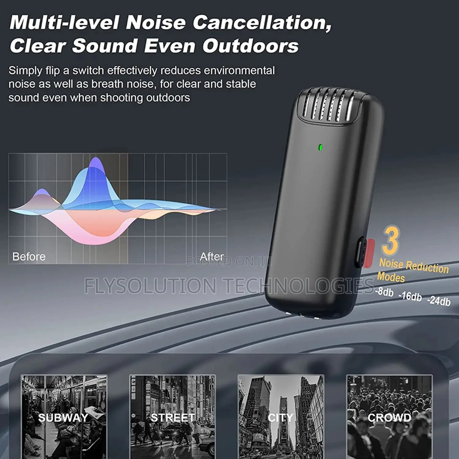 Muvit J13 Type-C Double Wireless Microphone