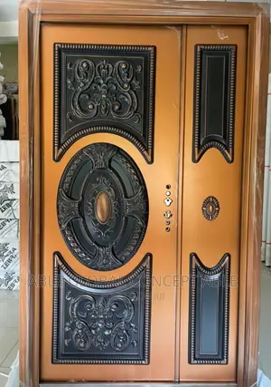 Gold Cross Design Copper Door