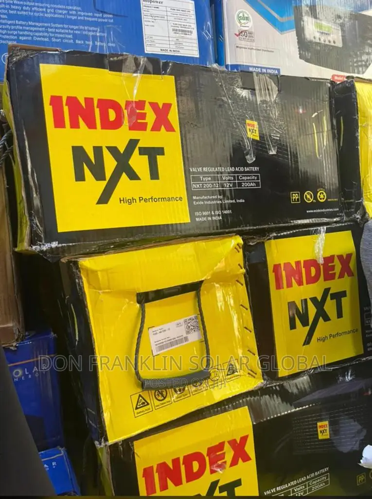 200ah Index Solar Inverter Battery