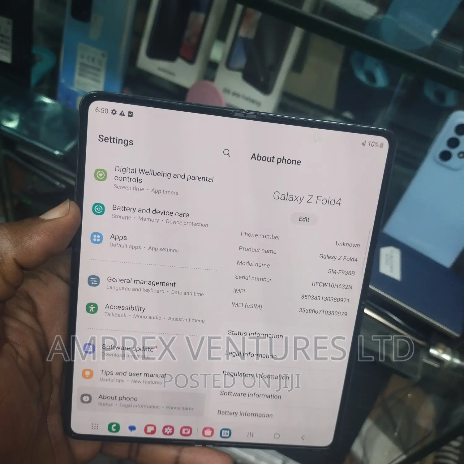 Samsung Galaxy Z Fold4 256 GB Blue