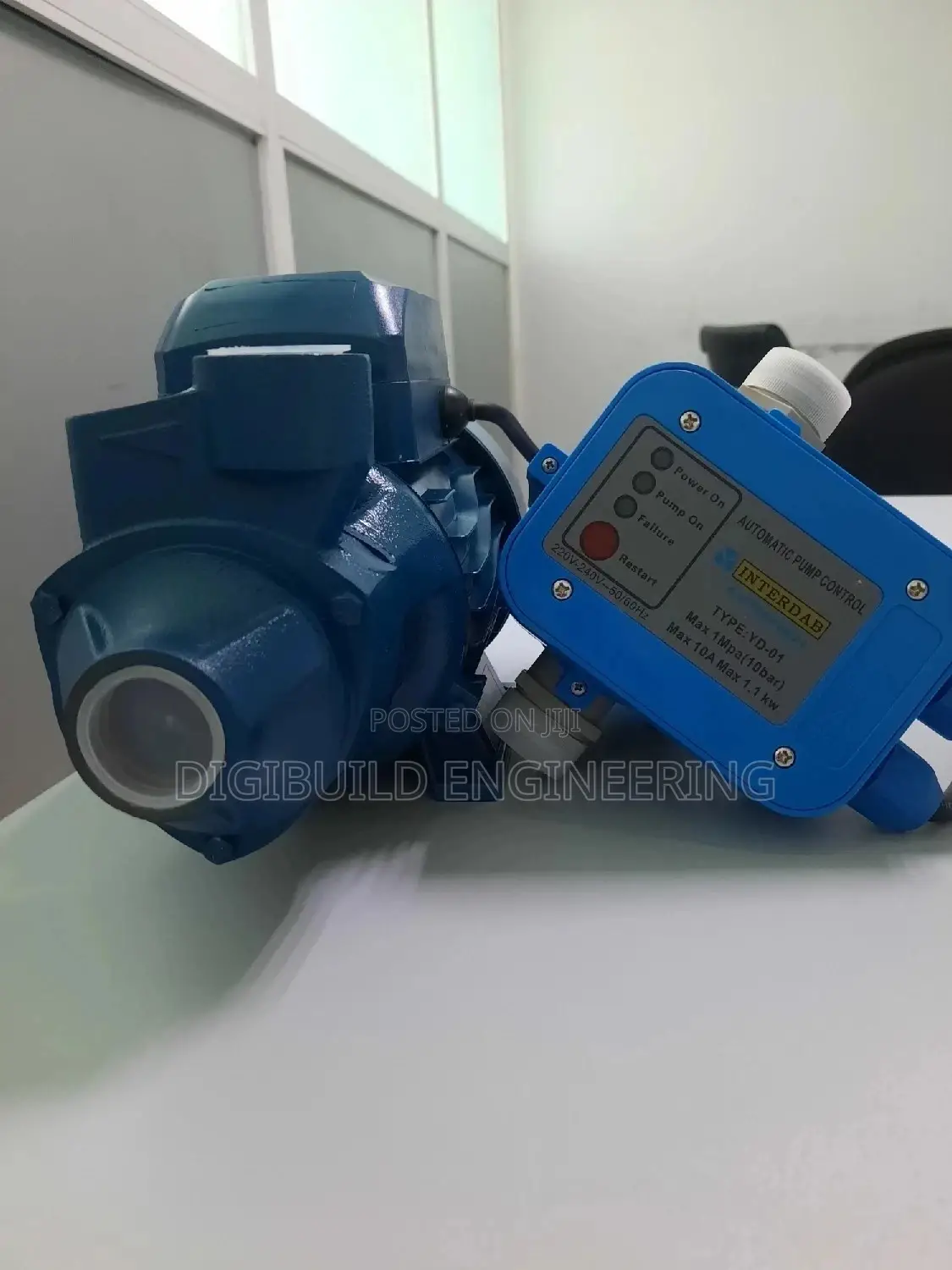 0.5hp Interdab Automatic Pressure Water Pump