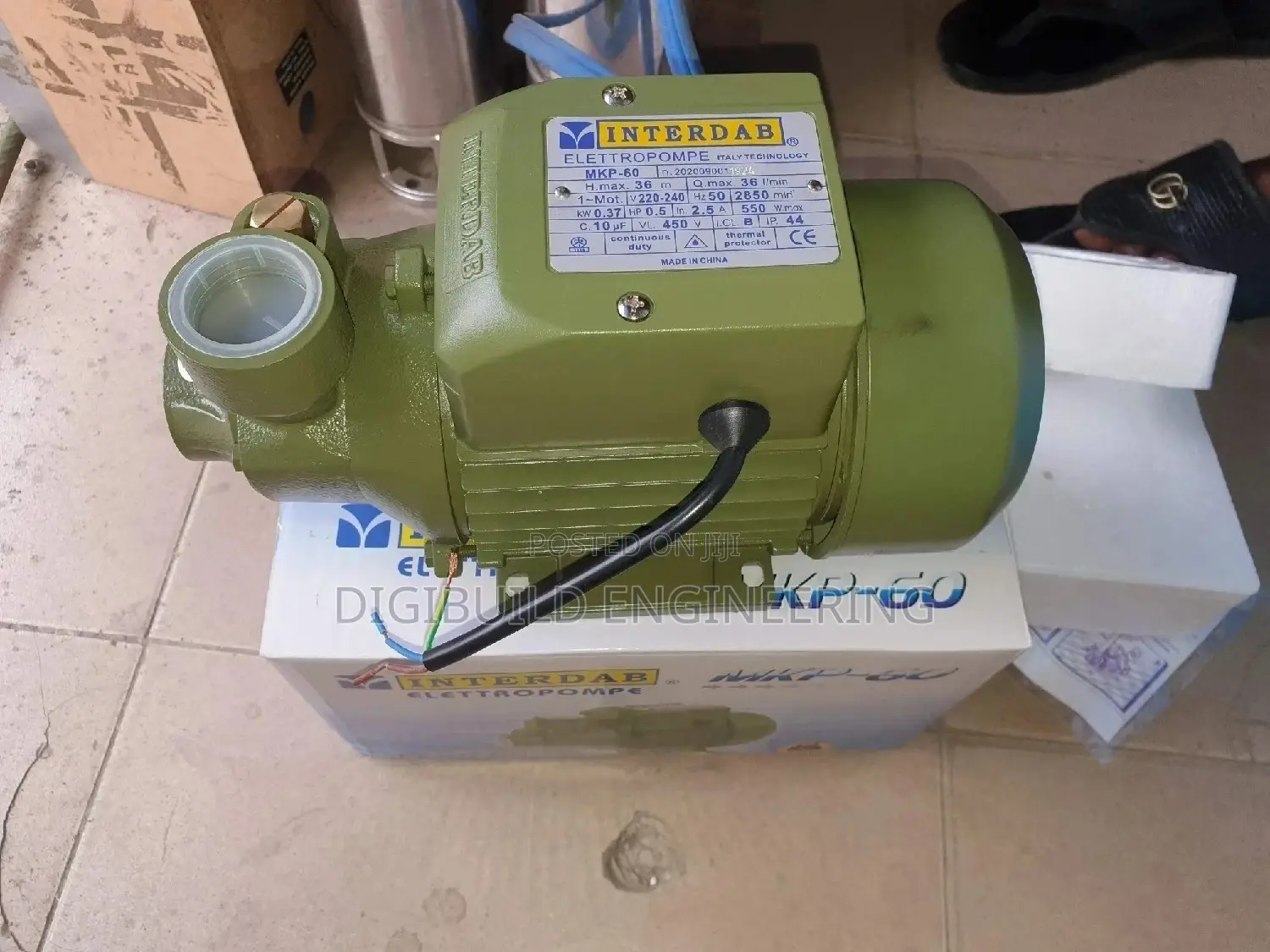0.5hp Interdab Surface Pump With Avr