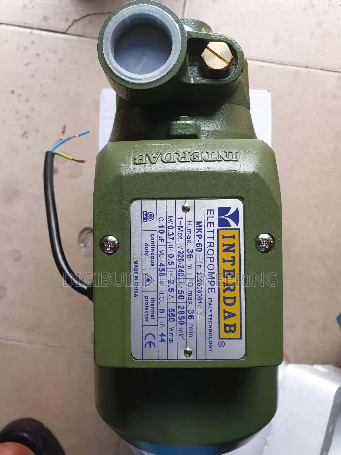 0.5hp Interdab Surface Pump With Avr