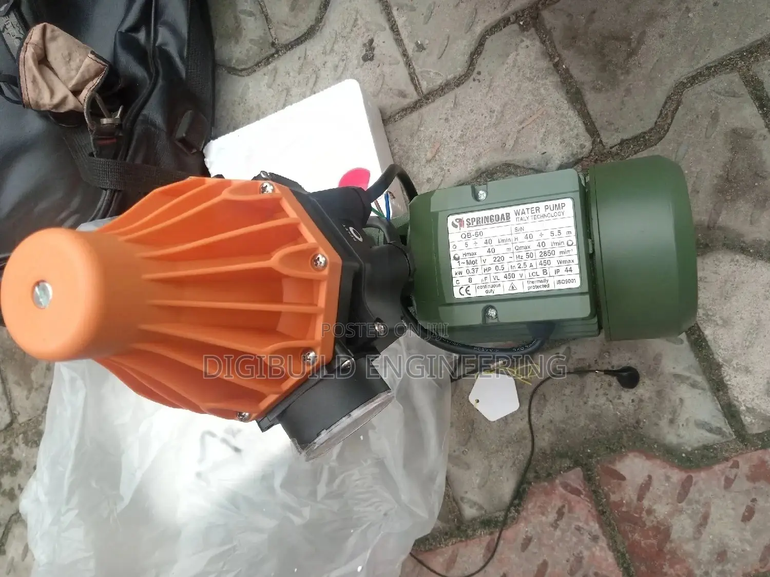0.5hp Automatic Pressure Water Pump