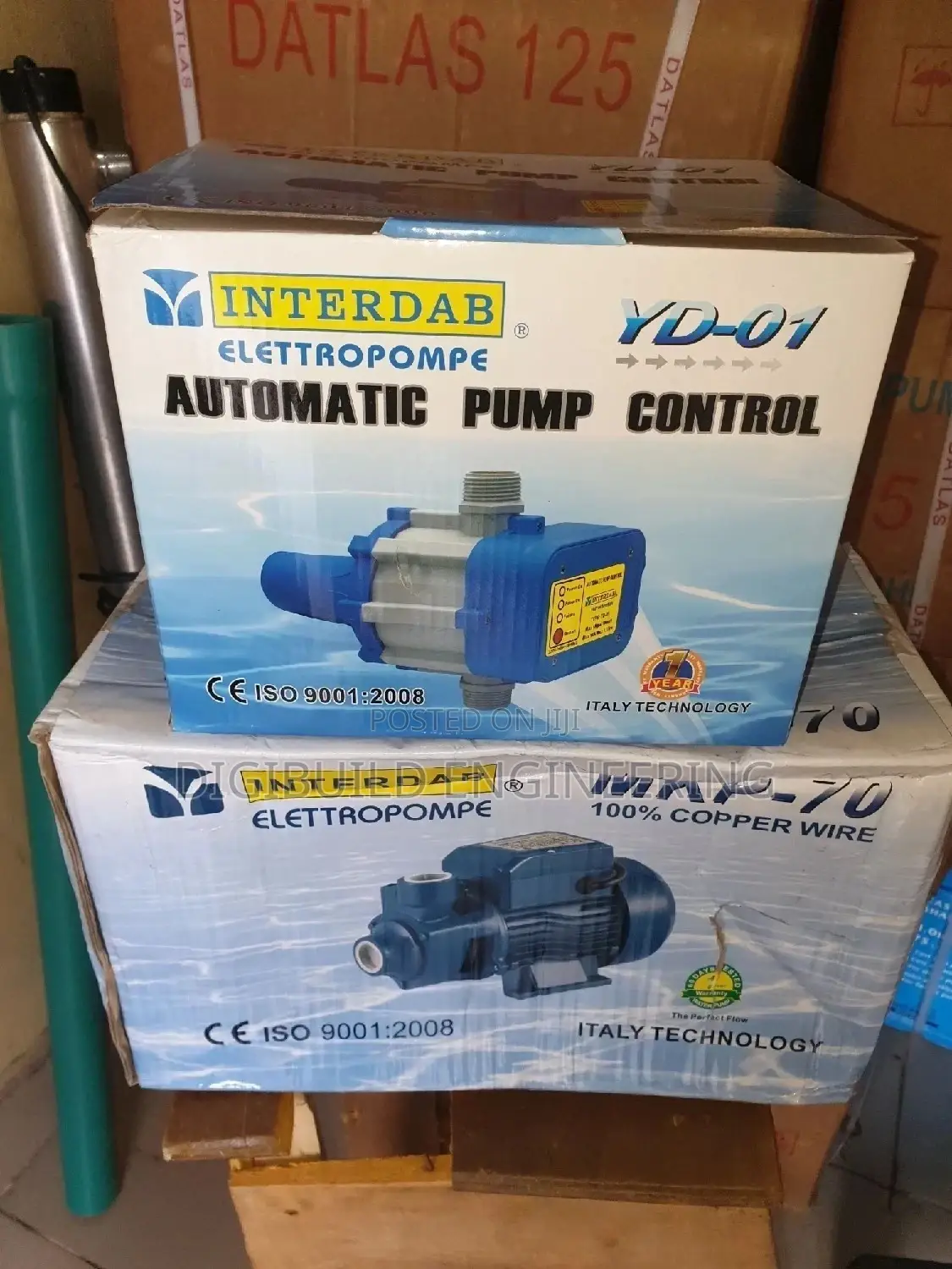 0.75hp Interdab Automatic Pressure Pump
