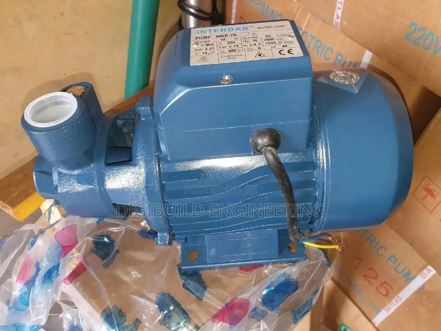 0.75hp Interdab Surface Pump Without AVR