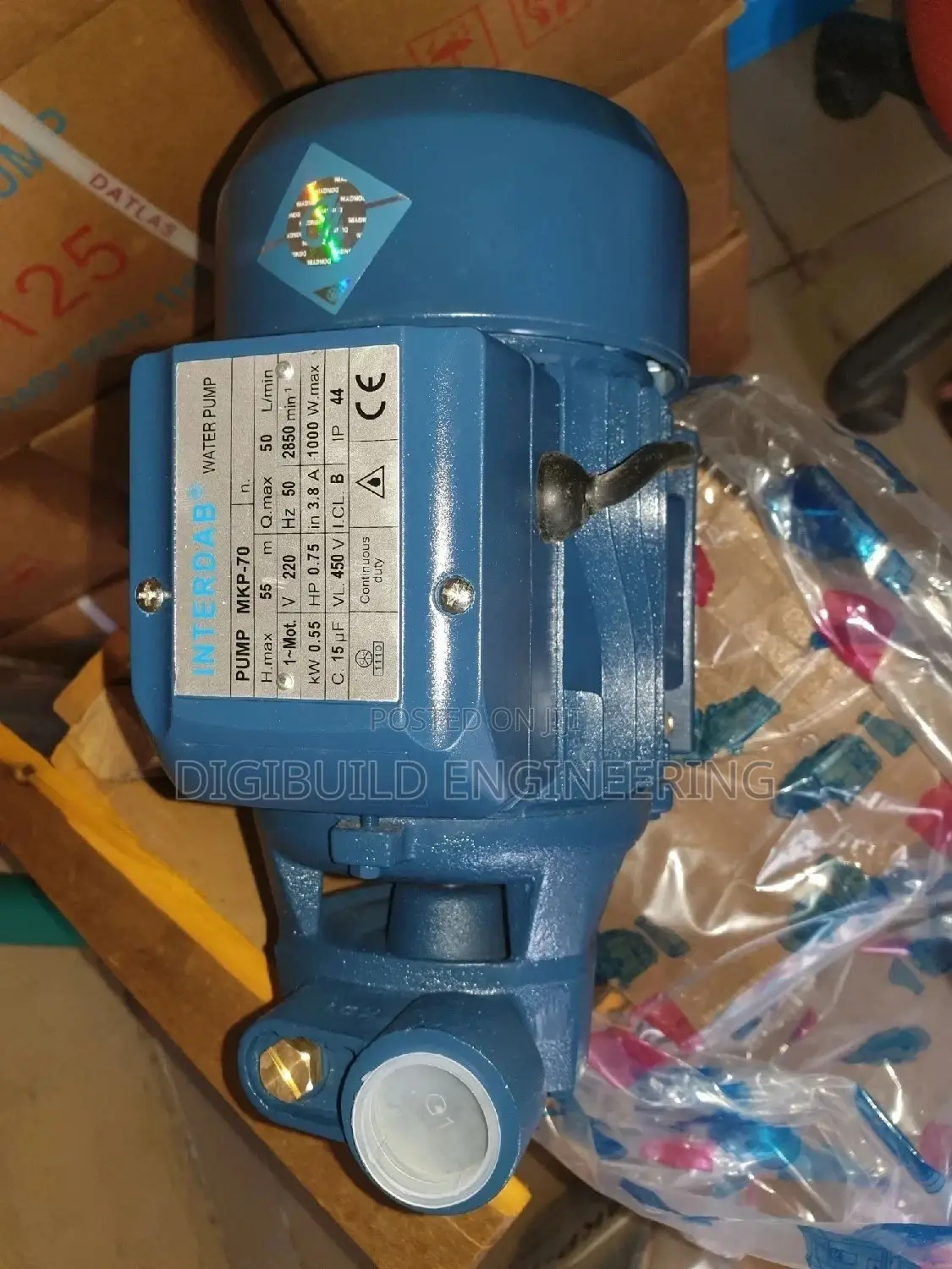 0.75hp Interdab Surface Pump Without AVR