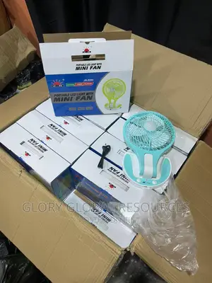 *Led Light And Mini Fan