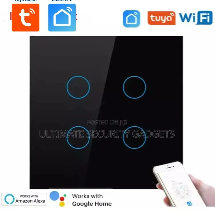 4 Gang Wifi Tuya Smart Light Switch