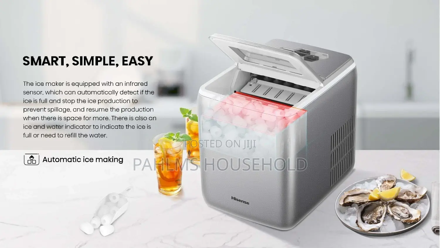 20kg Hisense Ice Cube Maker