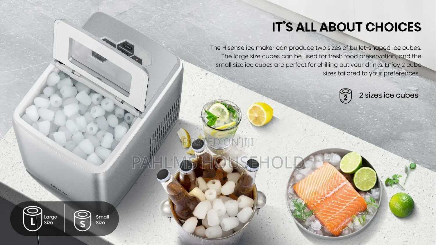 20kg Hisense Ice Cube Maker