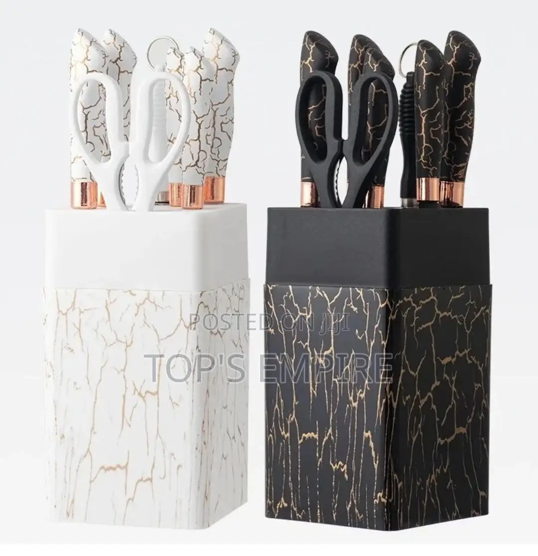 7pcs Stainless Steel Kitchen Knife Set