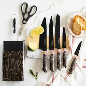 7pcs Stainless Steel Kitchen Knife Set