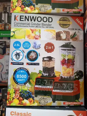 Kenwood Commercial Blender 2 in 1 Cup 8500w