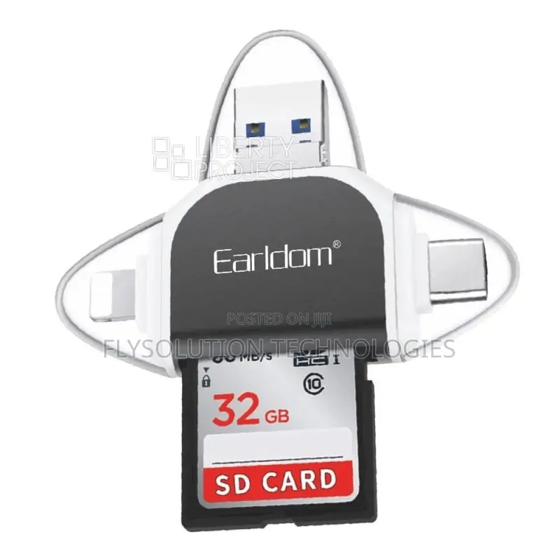Earldom 6 in 1 Otg Card Reader Et-Ot71