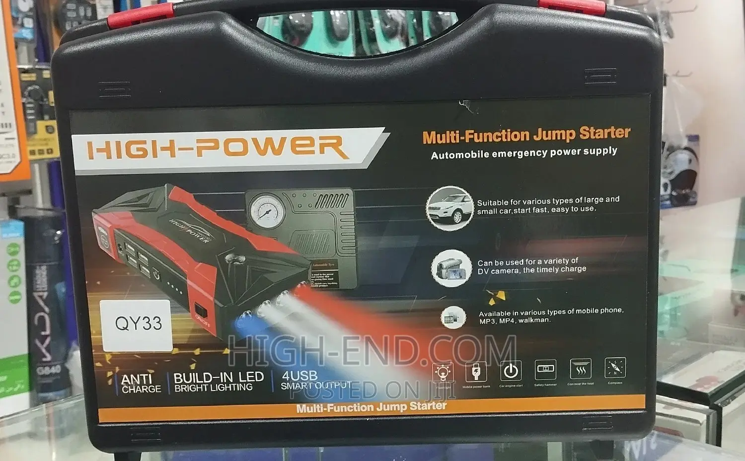 Qy33 High Power Multi Function Jump Starter