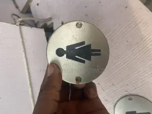 STANLEY Stainless Female Toilet Sign Plate