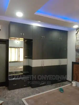 8ft by 8ft Black Wardrobe