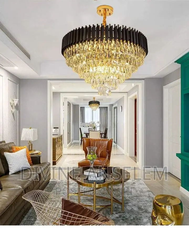 Round Ceiling Fitting Chandelier