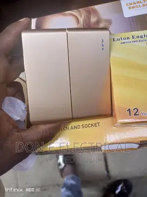 Original 2gang Gold Color Switch