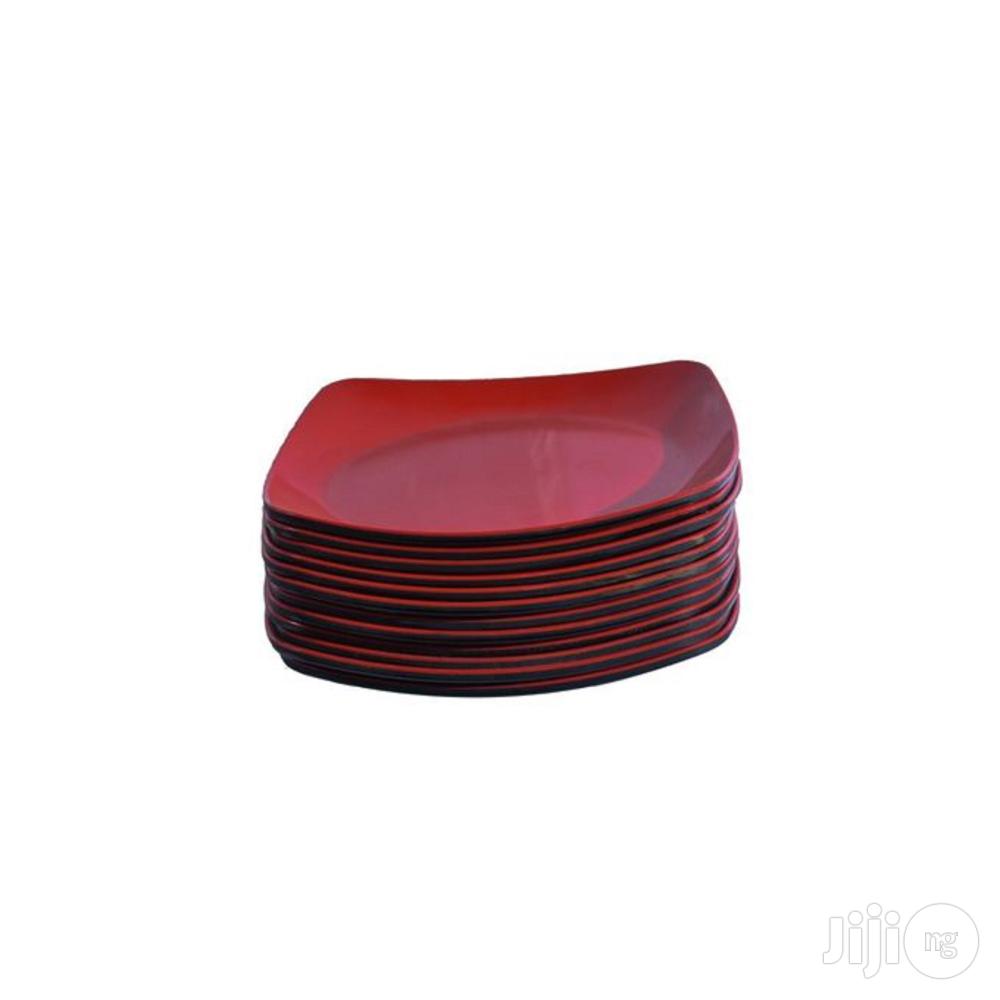 Unique High Class 12pcs Unbreakable Plates