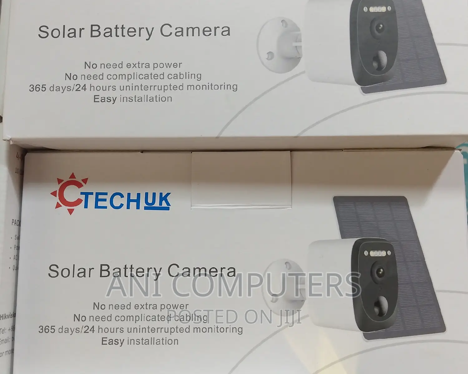 C Tech UK 4G Solar Battery Camera