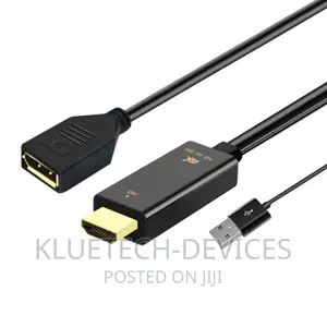 HDMI to Display Port/Usb Female Cable