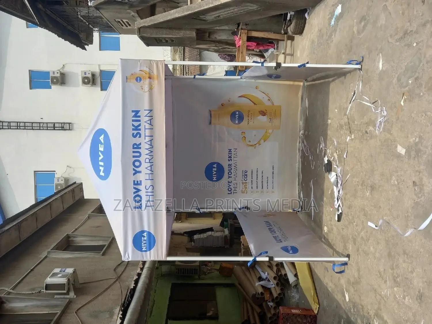 Fully Branded Collapsible Gazebo Production