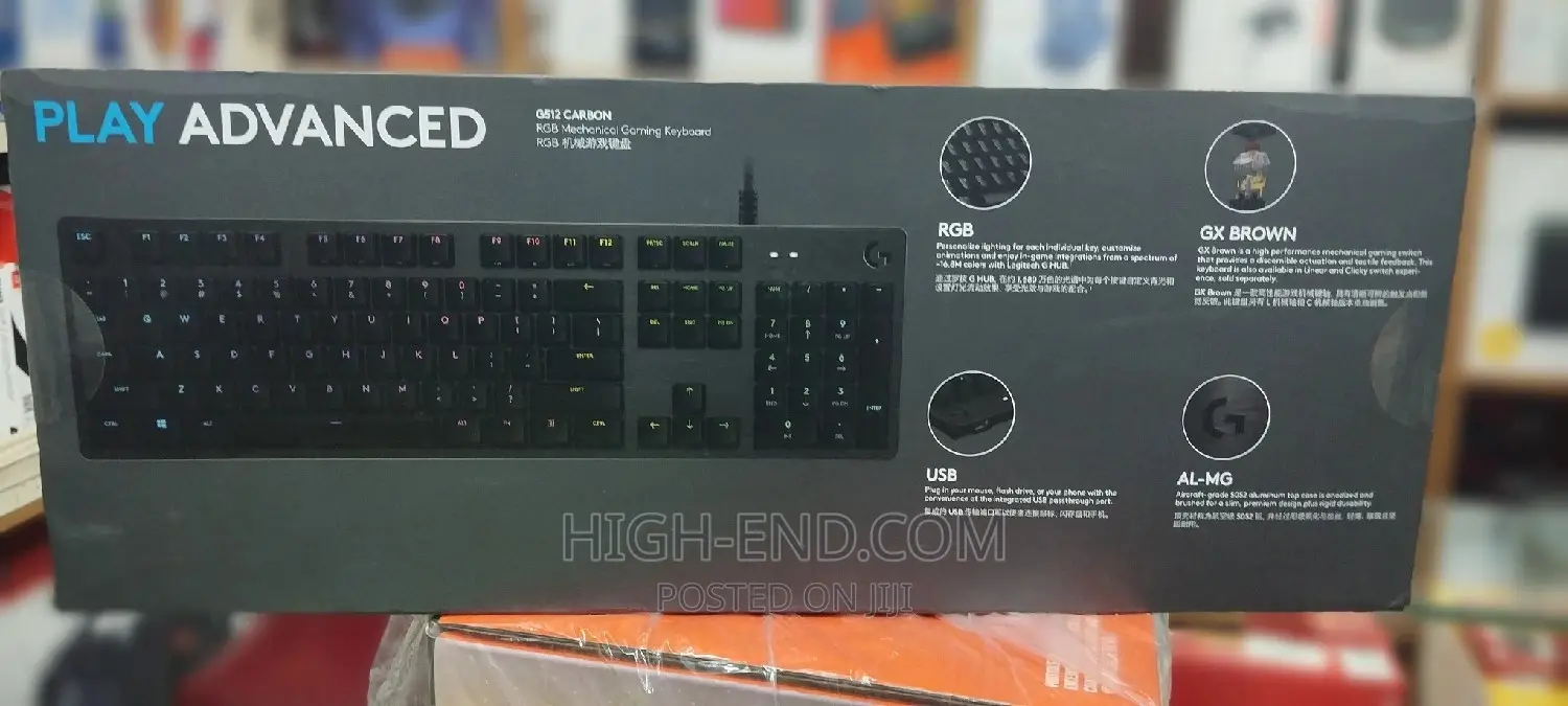 Logitech G512 Carbon RGB Mechanical Gaming Keyboard
