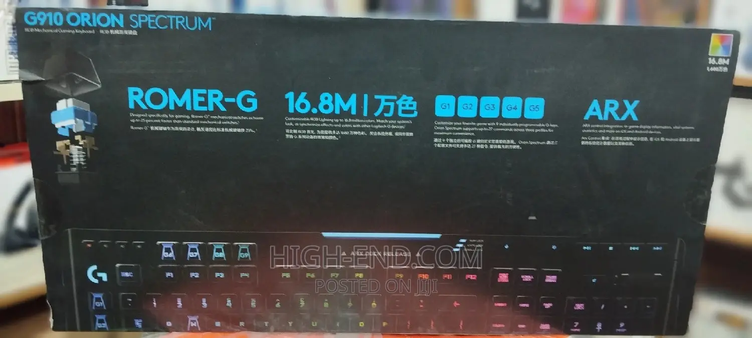 Logitech G910 Orion Spectrum RGB Mechanical Wired Keyboard