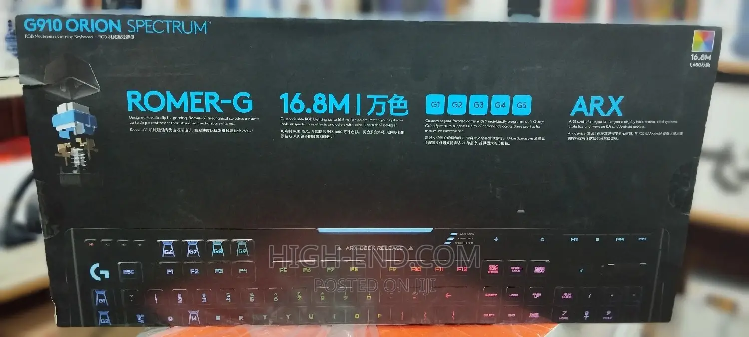 Logitech G910 Orion Spectrum RGB Mechanical Wired Keyboard