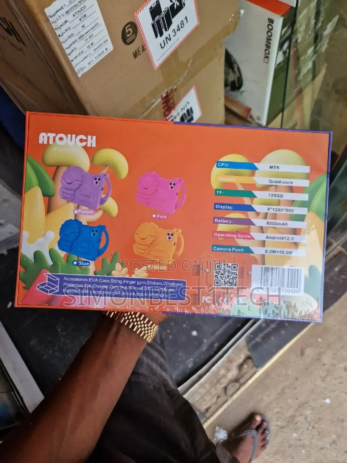 New Atouch KD55 256 GB Pink
