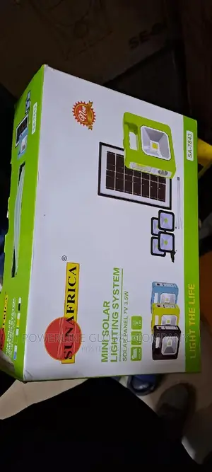 Solar Rechargeable Light With Bulbs Kit for Home's/Offices