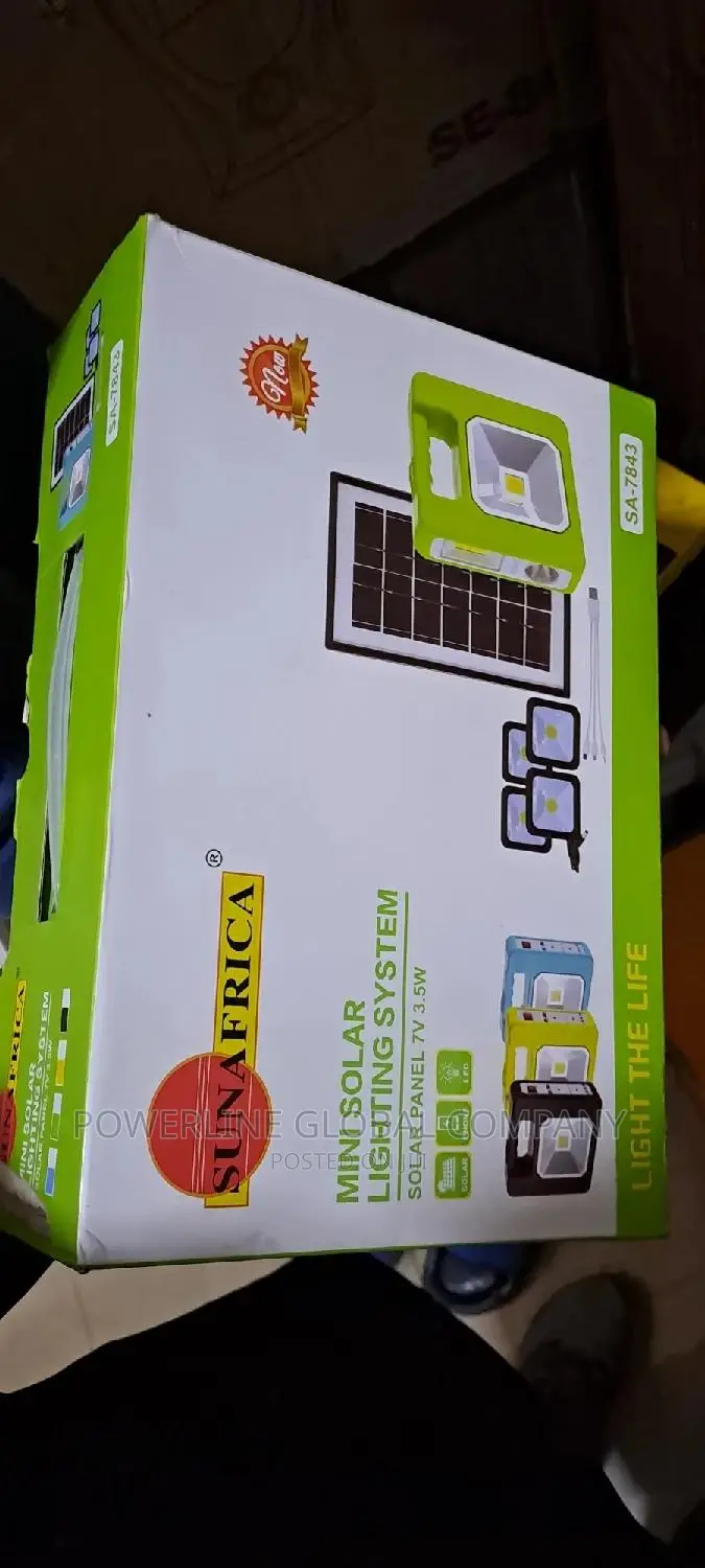 Solar Rechargeable Light With Bulbs Kit for Home's/Offices