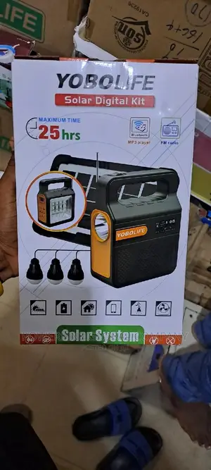 Solar Rechargeable Lighting Kit With Bulbs Get Today